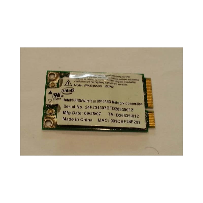 Carte wifi intem 3945ABG Packard bell Easy note AGM00 Ares GM - ABI...