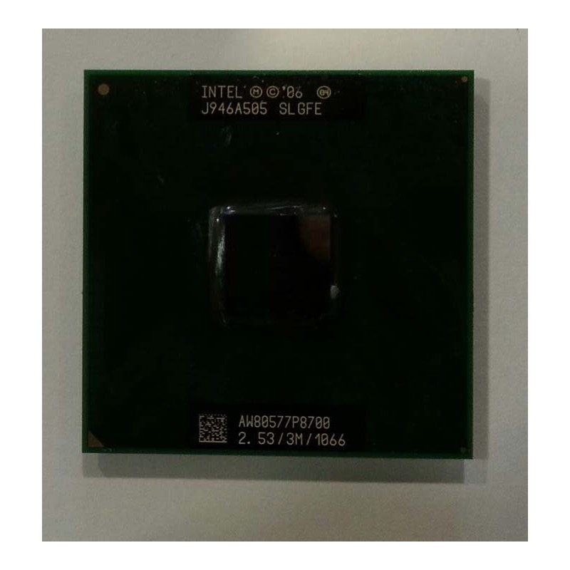 Processeur Intel Core2 Duo P8700
3 Mo de cache, 2,53 GHz, bus fron...