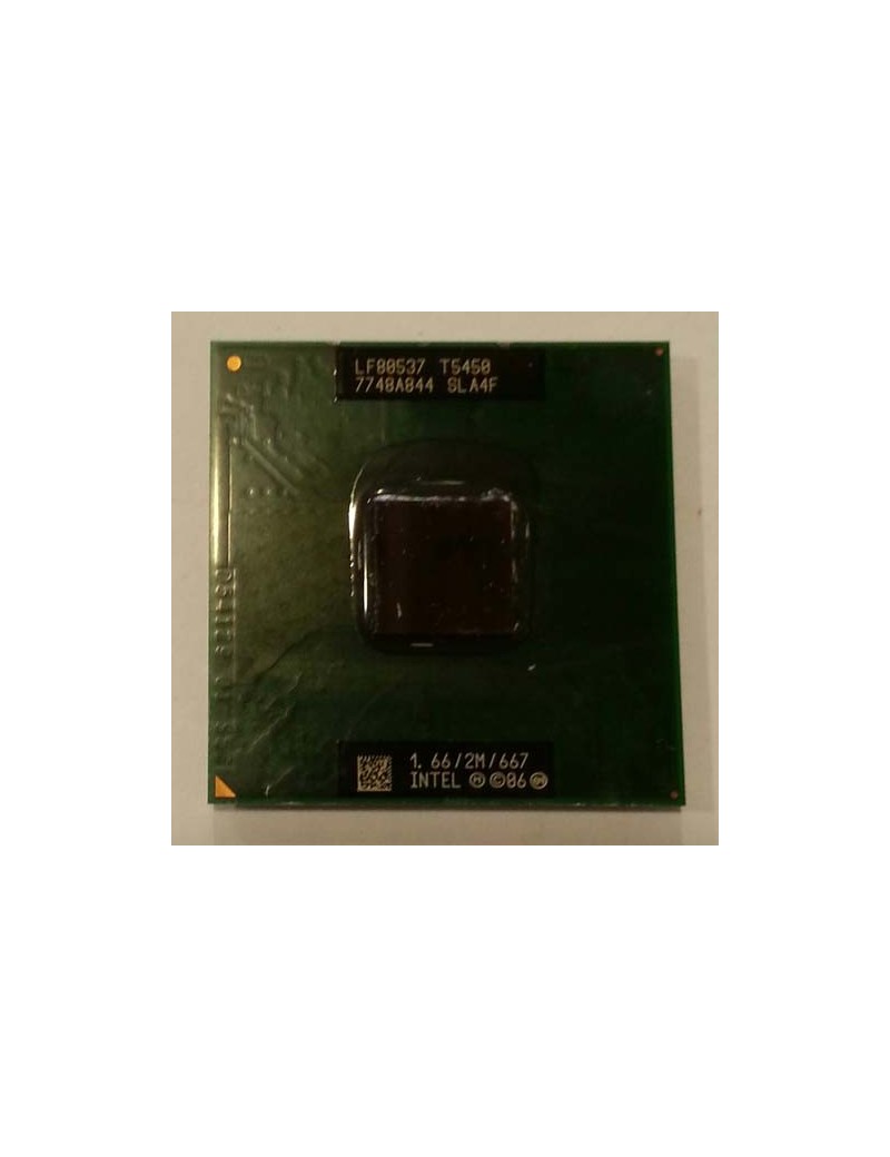 Processeur Intel Core 2 Duo T5450
2 Mo de cache, 1,66 GHz, bus frontal à 667 MHz pour  Sony VGN-NR21S//Occasion/Garantie3 mois