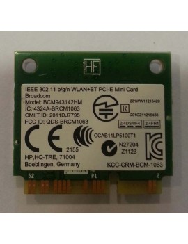 Carte wifi model BCM943142HM pour packard bell easynote LE69KB-12504G75Mnsk//Occasion/Garantie3 mois