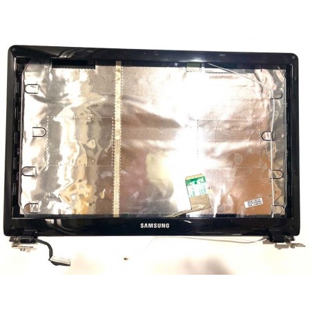 Plasturgie complet d'écran pour Samsung NP300E5C-T05FR /Occasion/Garantie 3 mois/les cgarniéres gauche et droit -Webcam -Nappe d